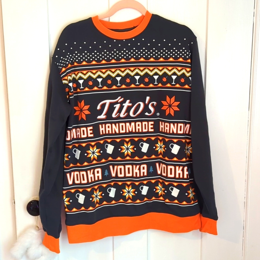 Tito's vodka sweater